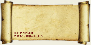 Žanka Perov vizit kartica